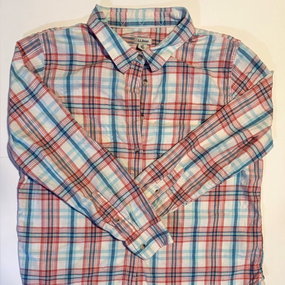 L.L. Bean women’s Plaid Shirt